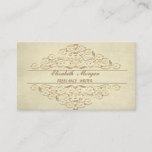 Carte De Visite Élégant Professionnel Élégant Vintage