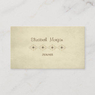 Carte De Visite Élégant Professionnel Élégant Vintage
