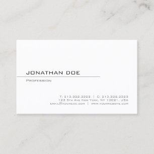 Carte De Visite Élégant professionnel minimaliste moderne Modèl