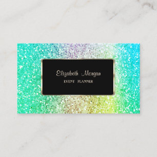 Carte De Visite Élégant professionnel moderne, cadre noir