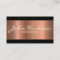 Élégant script en cuivre Design moderne 3.5x2