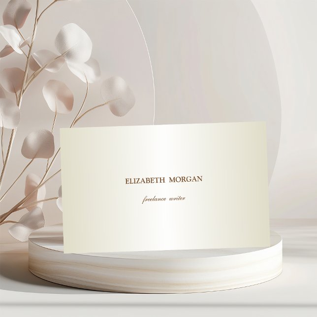 Carte De Visite Élégant Simple, Minimaliste (Créateur téléchargé)