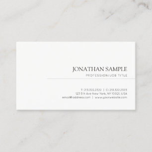 Carte De Visite Élégant Tendance Design Graphique Moderne Clair Si