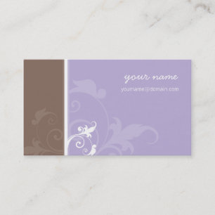 CARTE DE VISITE élégant verve organique