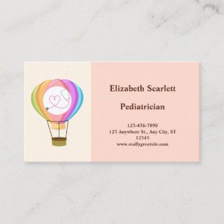 Carte De Visite ElegantCharming Pediatrician Nomination Card