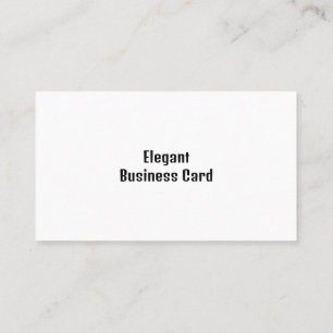 Carte de visite élégante