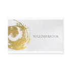 élégante avec symbole zen, tracé en faux or