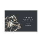 Élégante fleur d'Hibiscus Tropical Or