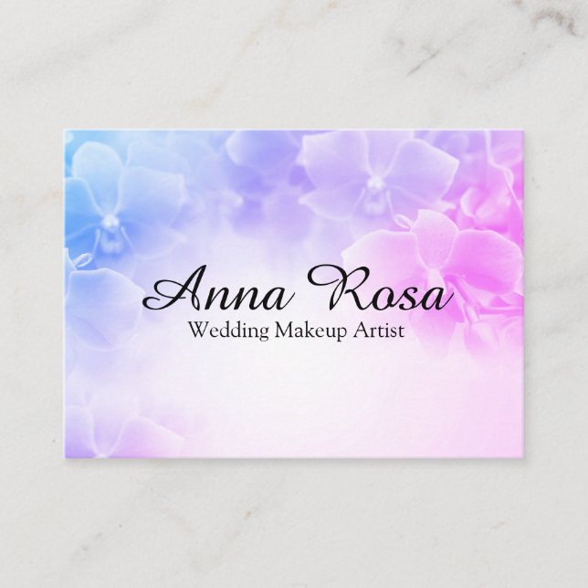 Carte De Visite *~* Élégante Lavande rose Fleur Photo (Devant)