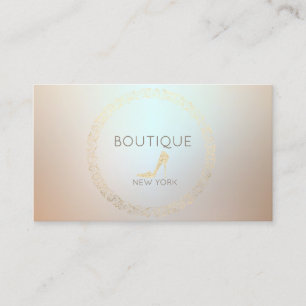 Carte De Visite Elégante Parties scintillant moderne talon haut, c