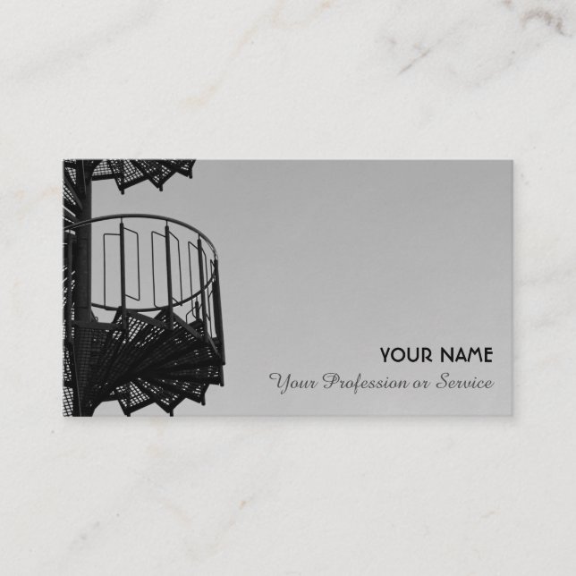 Carte de visite élégante pour les experts d'escala (Devant)