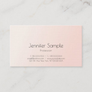 Carte De Visite Élégants à la mode rougissent luxe minimaliste