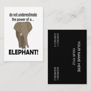 Carte De Visite Élément Animalière Faune Élément