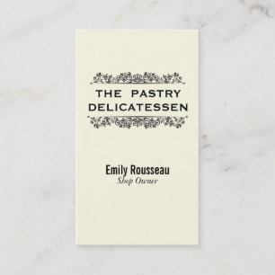 Carte De Visite Éléments naturels Delicatessen 2