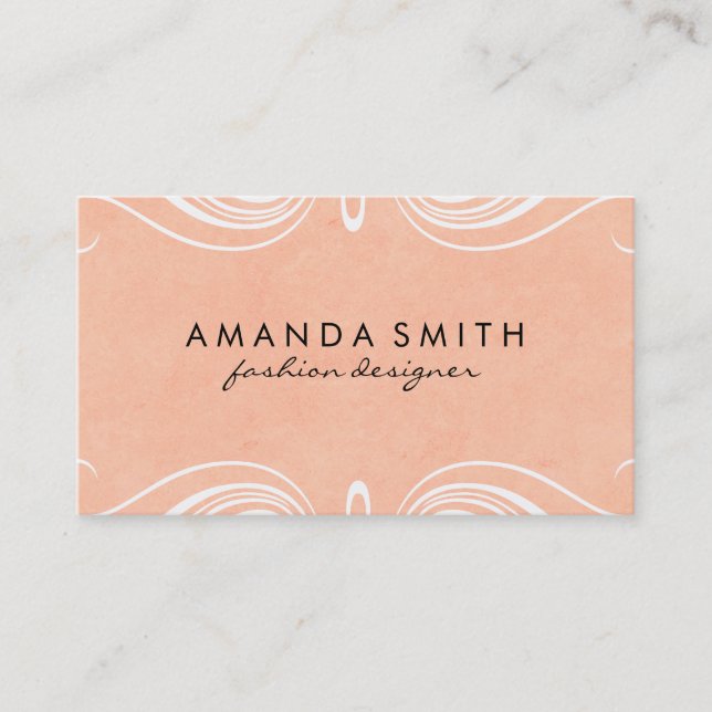 Carte De Visite Éléments soignés (Devant)