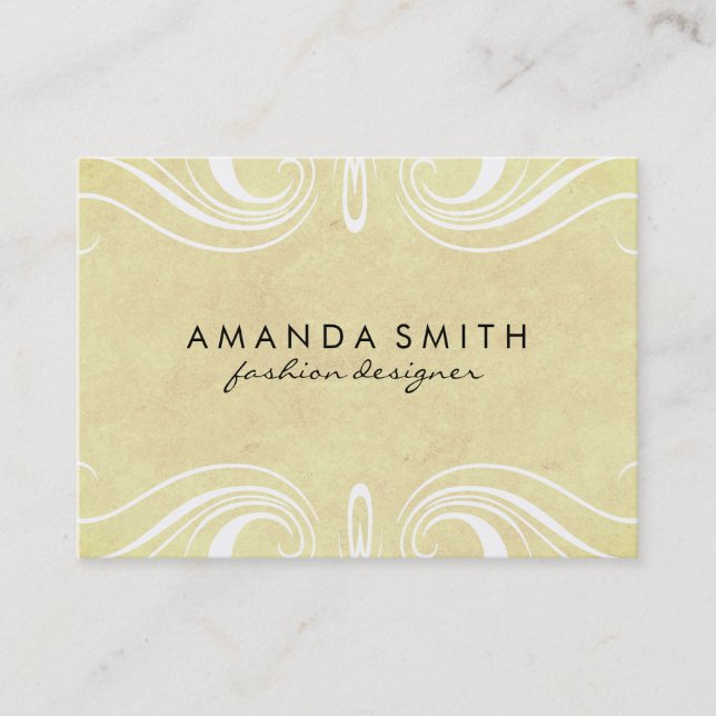 Carte De Visite Éléments soignés (Devant)