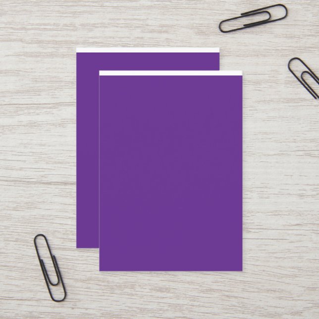 Carte De Visite Élever votre conception de site Web avec un violet (Devant/Arrière en situation)