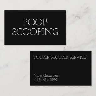 Carte De Visite Élimination des déchets d'animaux de compagnie Noi