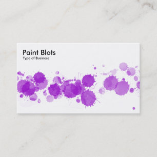 Carte De Visite Emballages de peinture - Violet