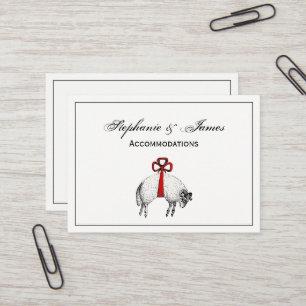 Carte De Visite Emblème héraldique en laiton de bélier berceau