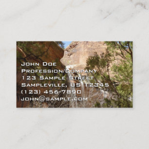Carte De Visite Emerald Pool Falls I du parc national Zion
