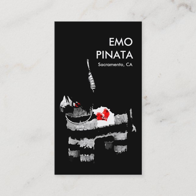 Carte De Visite emo pin (Devant)