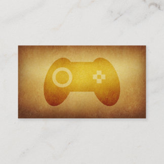 Carte de visite empaqueté de manette d'archives