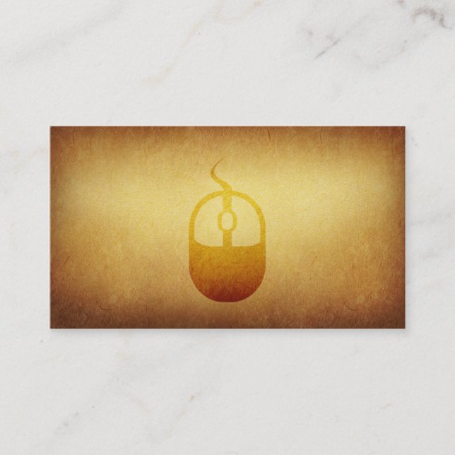 Carte de visite empaqueté de souris d'ordinateur (Devant)