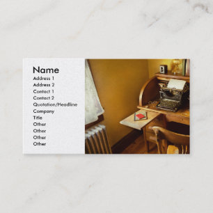 Carte De Visite Emploi - Dactylo - Une personne aux multiples cent