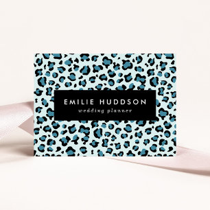 Carte De Visite Empreinte de léopard, Spots de léopard, Leopard bl