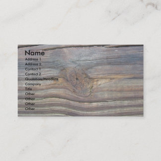 Carte de visite en bois 2