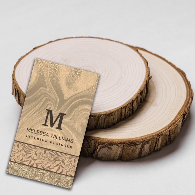 Carte de visite en bois moderne design (Créateur téléchargé)