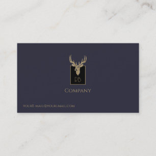 Carte de visite en chef Gold Deer