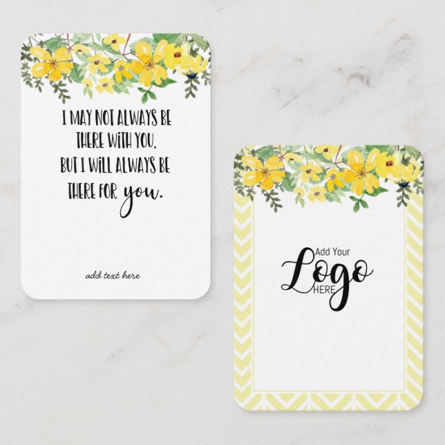 Carte De Visite En mémoire Sympathy Memorial Angel garde un cadeau (Devant / Derrière)