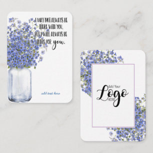 Carte De Visite En mémoire Sympathy Memorial Angel garde un cadeau