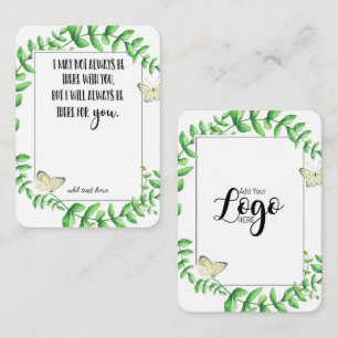 Carte De Visite En mémoire Sympathy Memorial Angel gardien cadeau