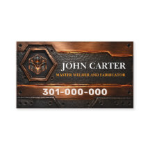 Carte de visite en métal avec code QR pour les ser
