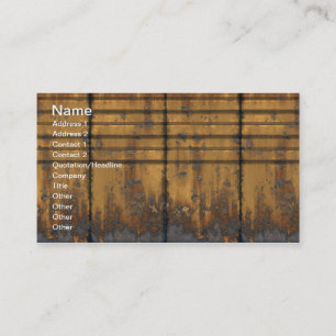 Carte de visite en métal Panels1
