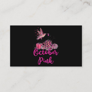 Carte De Visite En Octobre Nous Portons Le Cancer Du Sein Des Coli