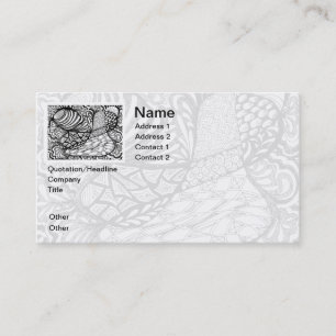 Carte De Visite en stylo et encre