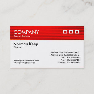 Carte De Visite En-tête texturé couleur - Rouge chaud 02