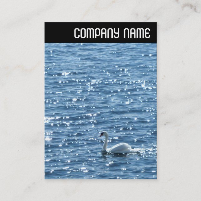 Carte De Visite En-tête V - Cygne (Devant)