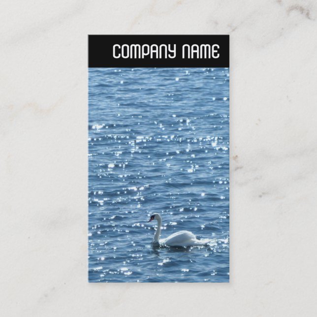 Carte De Visite En-tête V - Cygne (Devant)