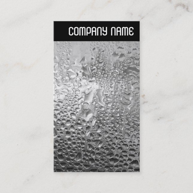 Carte De Visite En-tête V - Eau Cool (Devant)