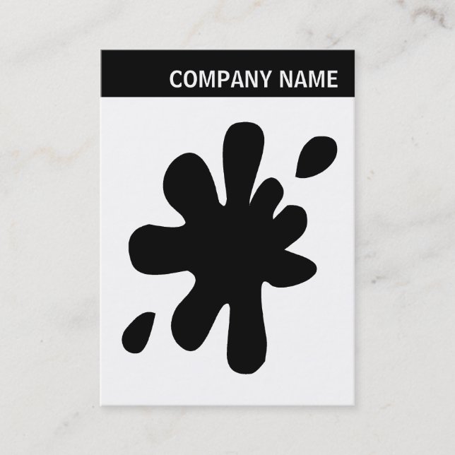 Carte De Visite En-tête V - Image - Big Black Blot (Devant)