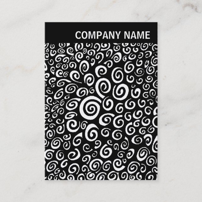 Carte De Visite En-tête V - Image - Spirales (Devant)