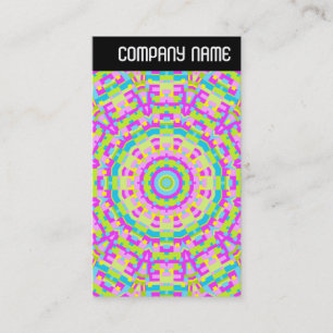 Carte De Visite En-tête V - Kaleidoscope coloré 03