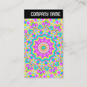 Carte De Visite En-tête V - Kaleidoscope coloré 04