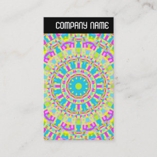 Carte De Visite En-tête V - Kaleidoscope coloré 06