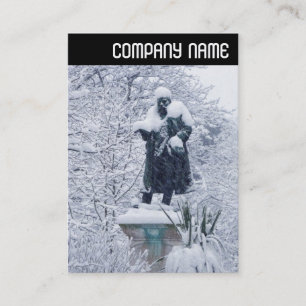 Carte De Visite En-tête V - Neige dans le parc